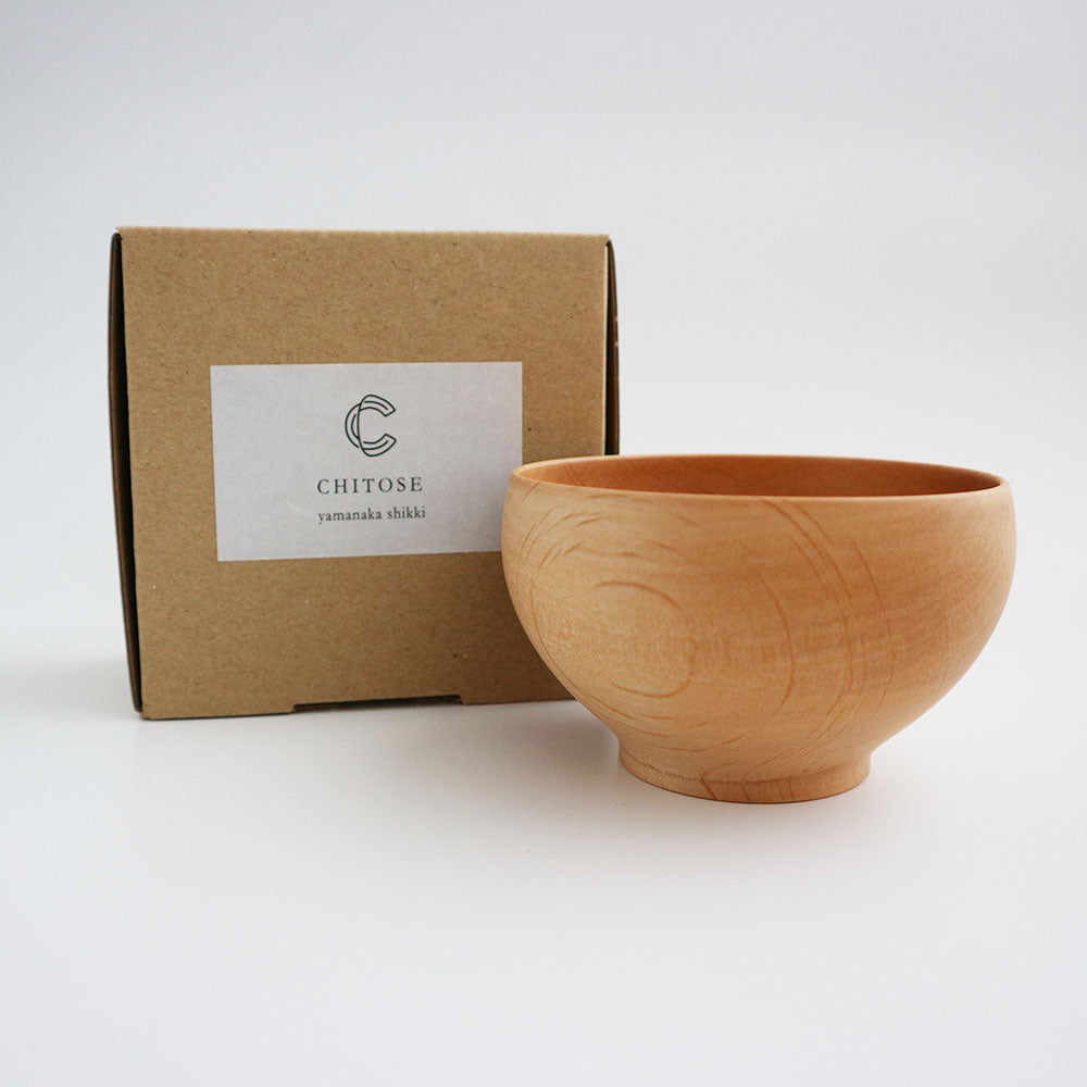 山中漆器 CHITOSE 木製 椀 ハンノキ 280ml 食洗機対応 日本製 木製食器
