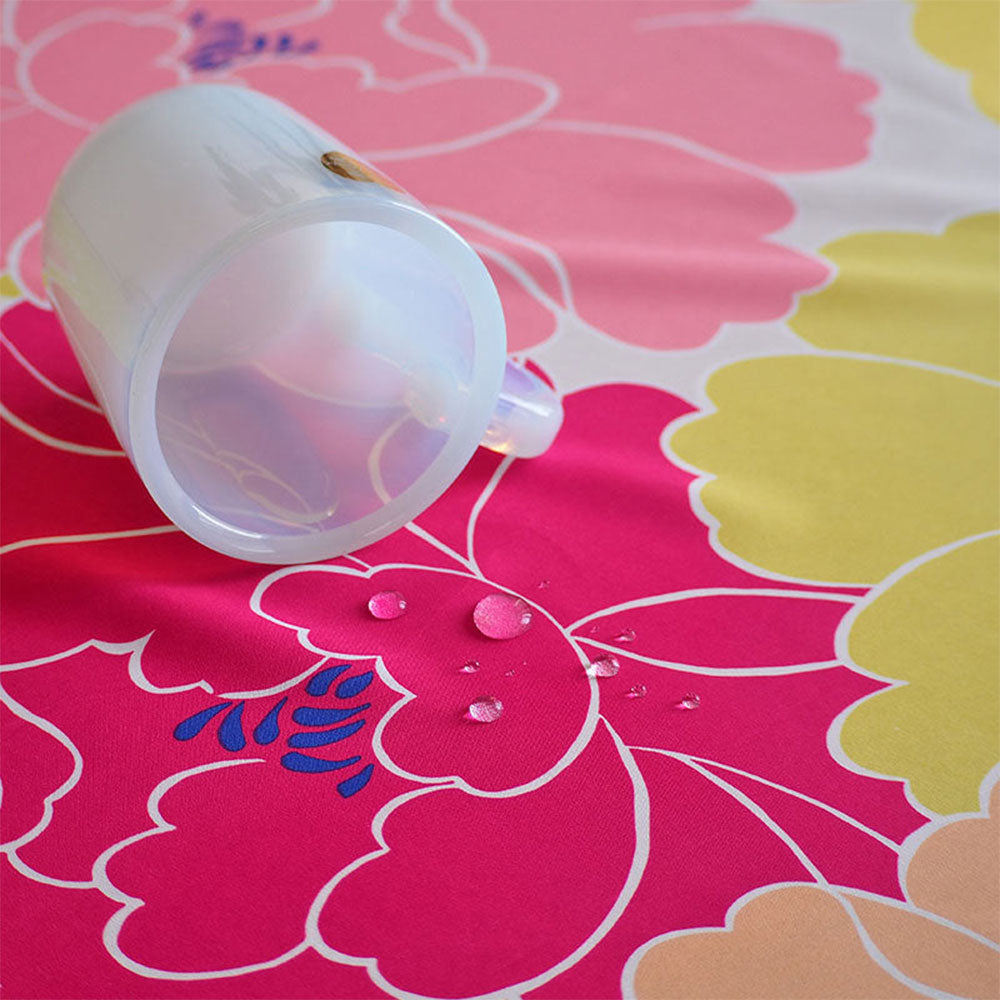 撥水加工 万能風呂敷 100×100cm 牡丹 ローズ Adeline Klam