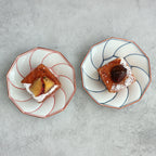 波佐美焼 | 磁器製皿 Φ15cm / 5.9inch ネジリ線 青