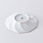 波佐美焼 | 磁器製皿 Φ15cm / 5.9inch ネジリ線 青