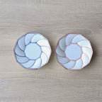 波佐美焼 | 磁器製皿 Φ15cm / 5.9inch ネジリ線 青